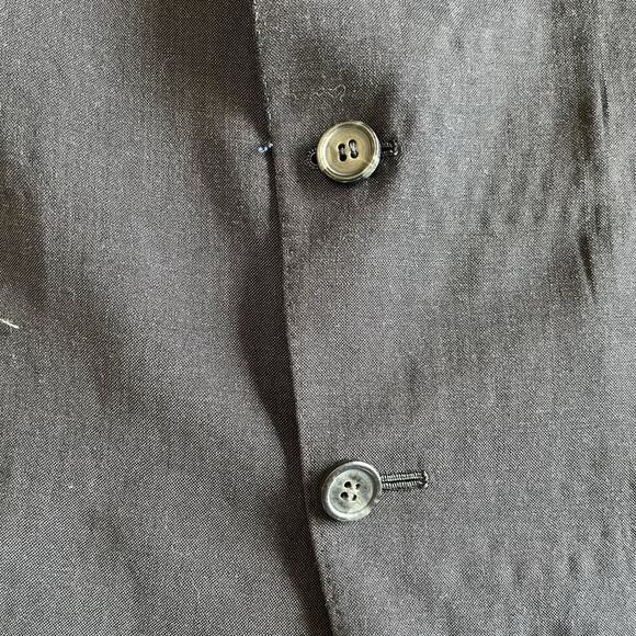 Vintage Dior Monsouir dark navy blue Blazer Suit Jacket size 53 wool - Picture 7 of 10